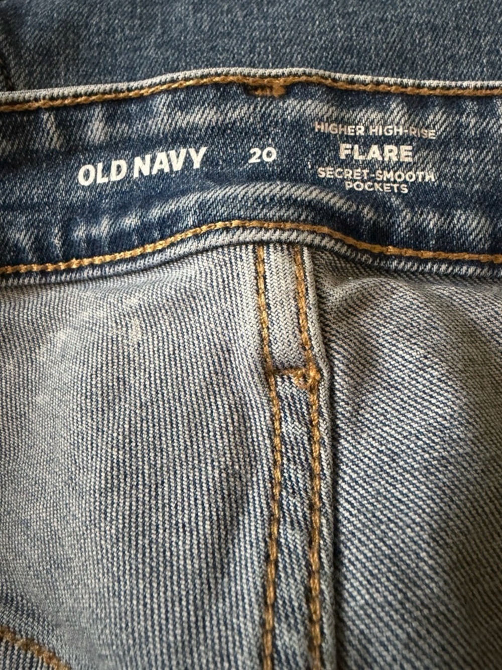 Old Navy Flare Jeans in Medium Blue Denim